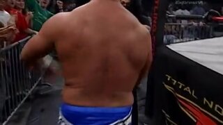 Miss Traci Brooks (TNA) pants pulled down, ass revealed