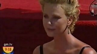 Charlize Theron Downtop on GMTV