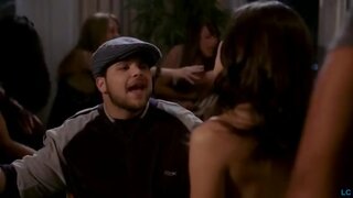 Christina De Rosa Flashing her Tits on Entourage