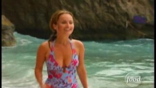 Giada De Laurentiis in a Swimsuit from Giada In Paradise Capri
