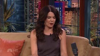 Lauren Graham on the Tonight Show