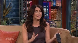 Lauren Graham on the Tonight Show