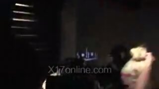 Britney Spears Nip-slip in Green Dress Video