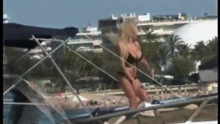 Pamela Anderson Bikini Shoot in Cannes