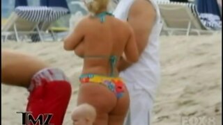 CoCo aka Nicole Austin Paparazzi video of her on the beach in Bikini
