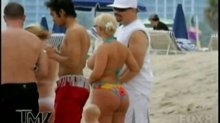 CoCo aka Nicole Austin Paparazzi video of her on the beach in Bikini