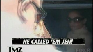 Jennifer Lopez Ass Falling out of pants while getting into car