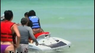 Serena Williams Beach Paparazzi Video in Bikini with Booty shots
