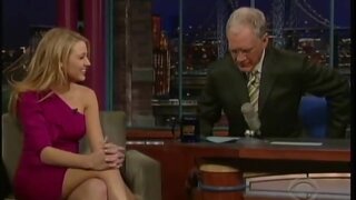 Blake Lively Awesome Legs on Letterman