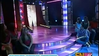 Various Celebs Nipple Slip on MTV TRL Live