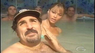 Sofia Vergara Bikini scenes from Outdoor Spa