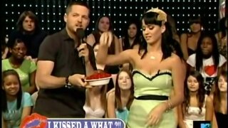 Katy Perry Sexy outfit interview on TRL