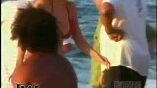 Heather Locklear Paparazzi video footage of her red Bikini romp on the beach