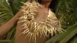 Sharon Bruneau Topless At The Beach