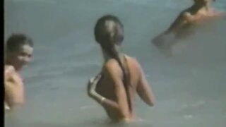 Alizee Topless on the beach