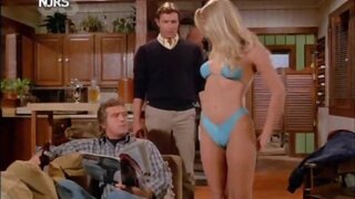 Heather Thomas in blue Bikini from The Fall Guy