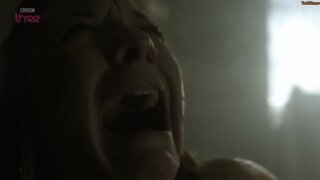 Natalie Dormer Nude and greased up in The Fades