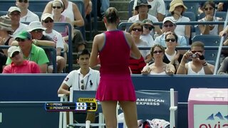 Flavia Pennetta at the US Open 2011 Round 4