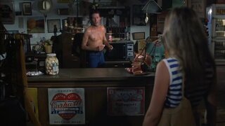 Kay Lenz Nude while changing clothes in a store in Fast Walking