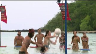 Amanda Kimmel Oops Pussy Slip on Survivor S20E07 and more