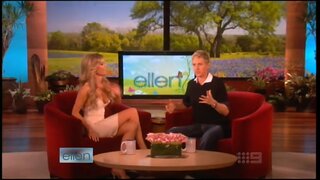 Marissa Miller Leggy n Busty in tight skirt on Ellen
