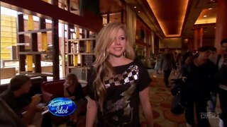Avril Lavigne Nice Butt Shots on American Idol