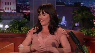 Robin Tunney Upskirt Panty Shot on Tonight Show w Conan OBrien
