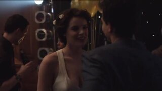 Michelle Ryan Cleavage and topless, sorta, on Mr Eleven S01E01