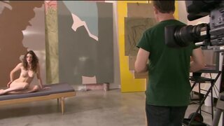 Kirsten Varley Completely Nude in Life Class