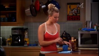 Kaley Cuoco Cleavage and in Shorts on The Big Bang Theory