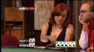 Jennifer Tilly Cleavage on European Poker