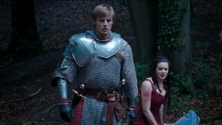 Michelle Ryan Downtop on Merlin