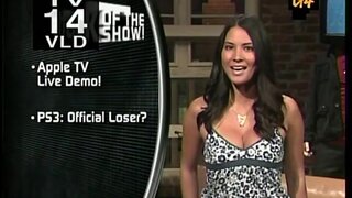 Olivia Munn Nice Cleavage on AOTS