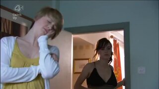 Loui Batley Huge Upskirt, Cleavage and Legs on Hollyoaks