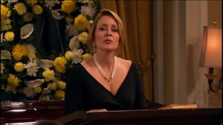 Patricia Heaton Slight Cleavage and Pokies on Back To You