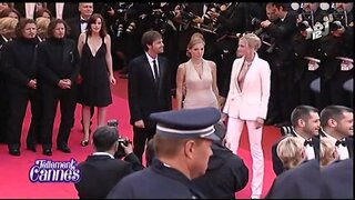 Sarah Marshall and Elsa Zylberstein Nipslips at Cannes