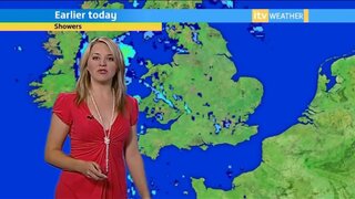 Wendy Hurrell in Low Cut Top on Anglia Tonight