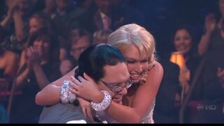 Kym Nipple Slip on Dancing with the stars RAW
