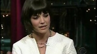 Katie Holmes on Letterman