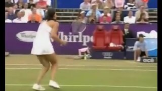 Jelena Jankovic showing Ass