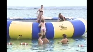 Melissa Joan Hart in Bikini at bachelorette party