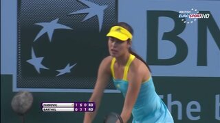 Ana Ivanovic Slight Pokies at WTA