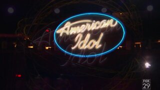 American Idol girls Charity Vance, Ashley Rodriguez and Michelle Delamor on American Idol