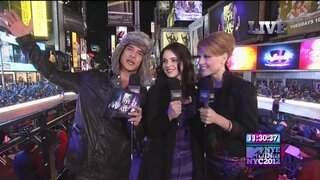 Selena Gomez and Demi Lovato from MTV NYE 2012