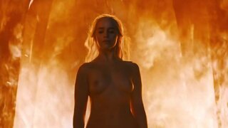 Emilia Clarke Nude on Game of Thrones s06e04