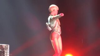 Miley Cyrus acting Slutty on Bangerz Tour in Birmingham