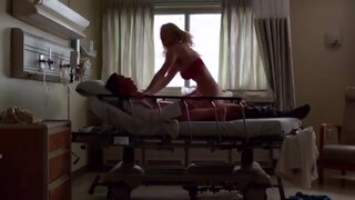 Betty Gilpin Ass and in Bra on Nurse Jackie s05e01