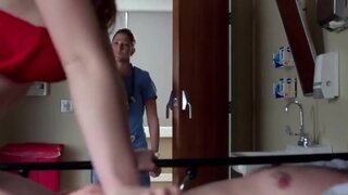 Betty Gilpin Ass and in Bra on Nurse Jackie s05e01