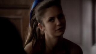 Nina Dobrev in Bra on The Vampire Diaries s04e16
