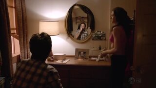 Emmy Rossum in Underwear on Shameless s03e04